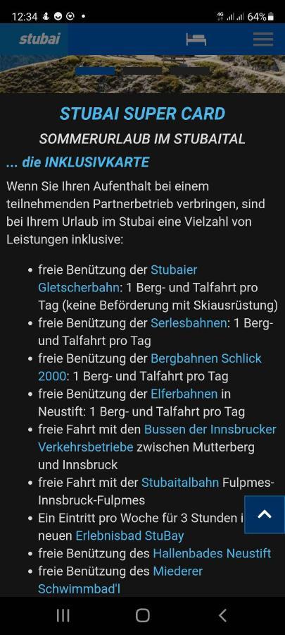 Ferienwohnung Robi Fulpmes Bagian luar foto